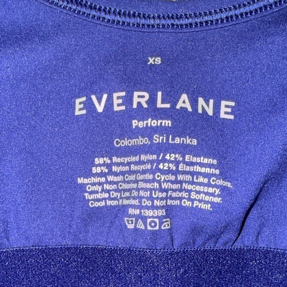 Everlane The Perform Cami Blue SZ XS - Picture 6 of 8